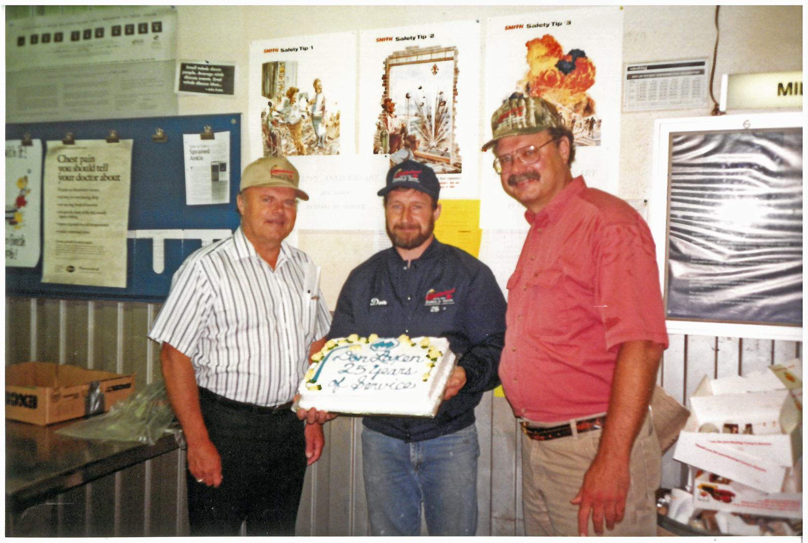 Donnie Laxen celebrates 25 years of service