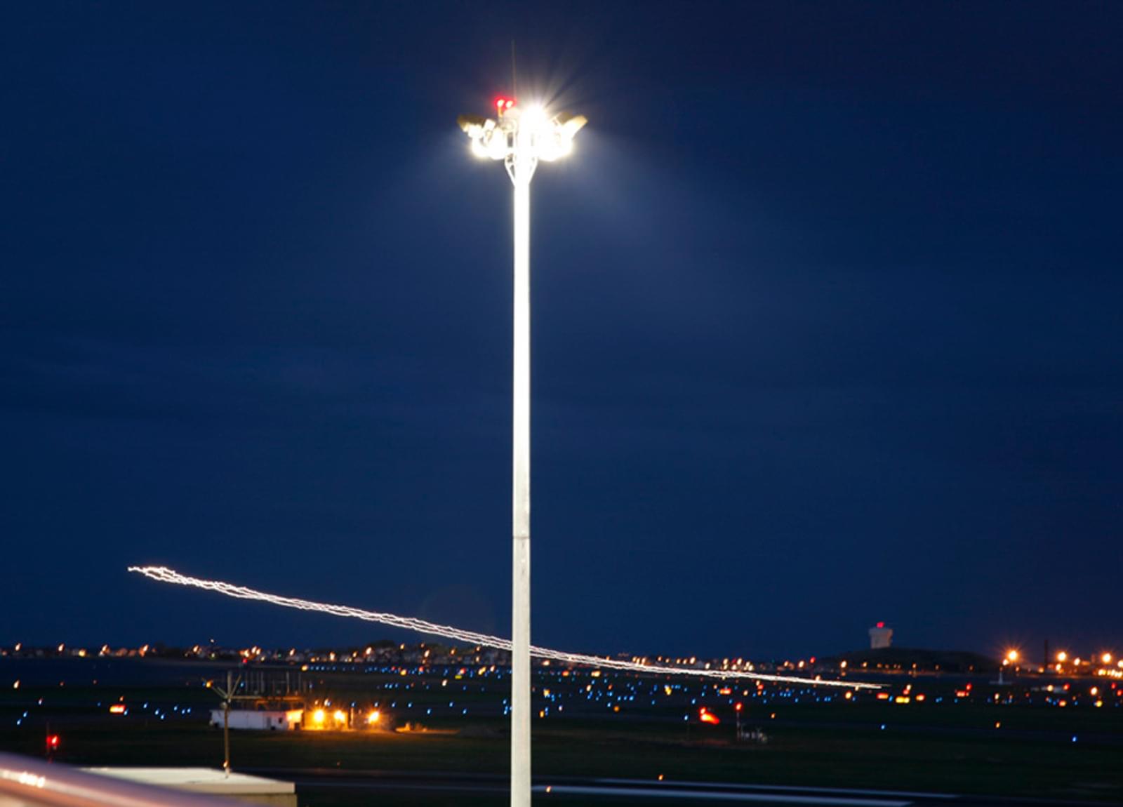 High Mast Light Pole Lowering Device
